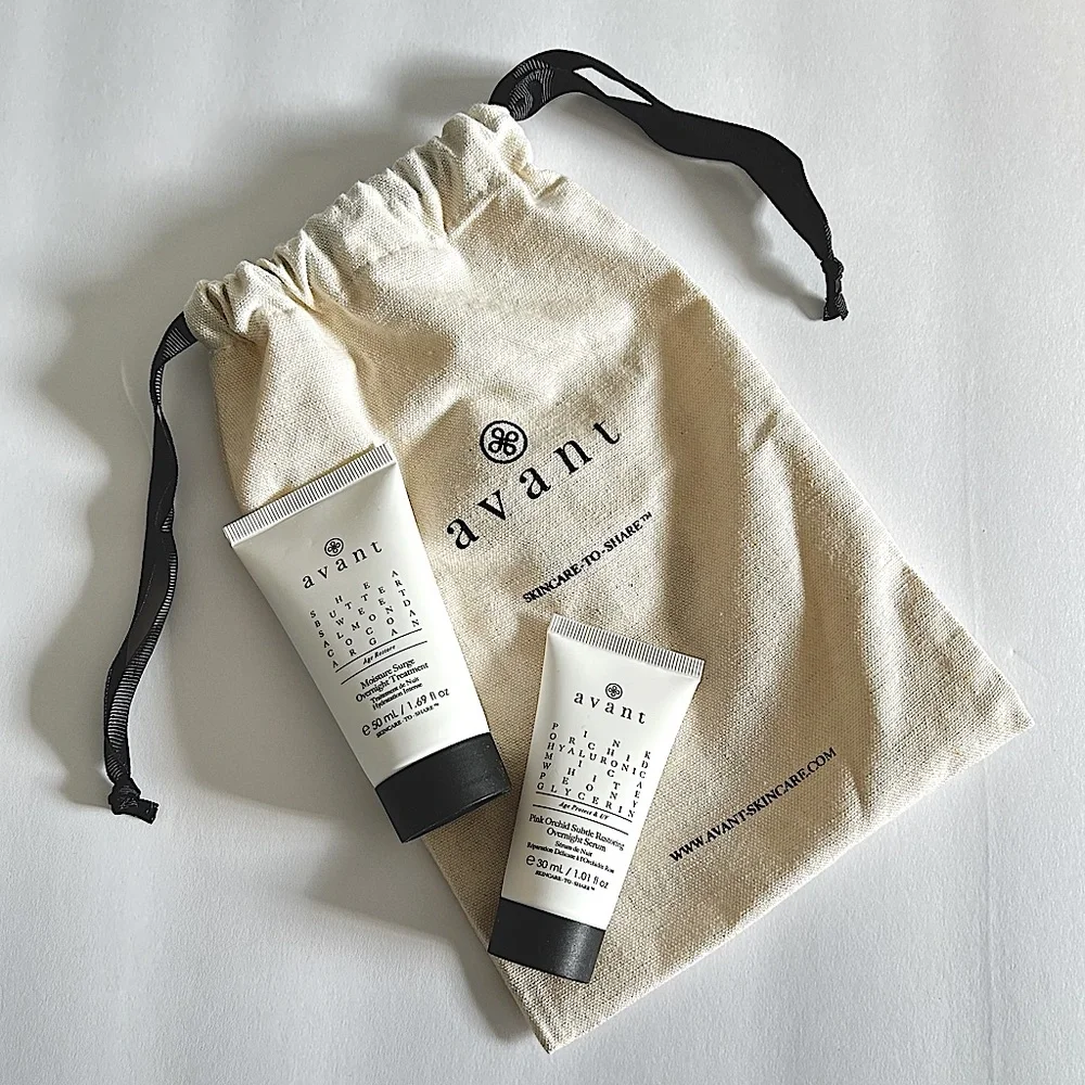 🩷BRAND NEW AVANT BUNDLE MOISTURE SURGE OVERNIGHT TREATMENT RESOTRING SERUM - Picture 4 of 9
